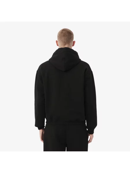 Lacoste Bluza Polarowa Z Krokodylem Diamanté czarny