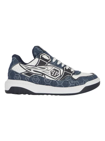 Sneakersy Philipp Plein niebieskie