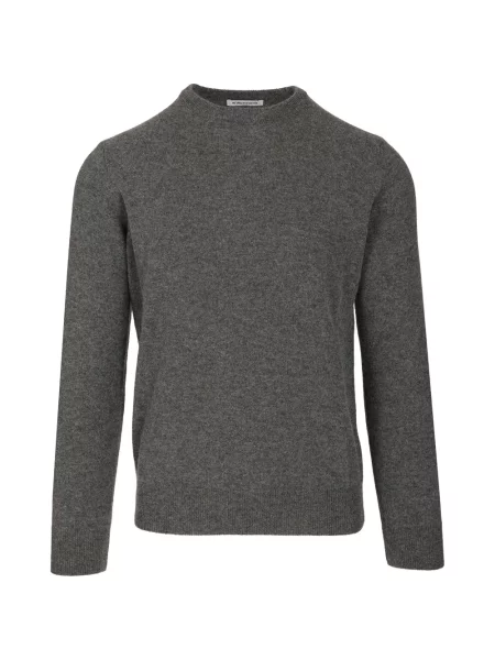 Hanorac crewneck Al Duca D’aosta 1902 din cașmir cu decolteu rotund gri