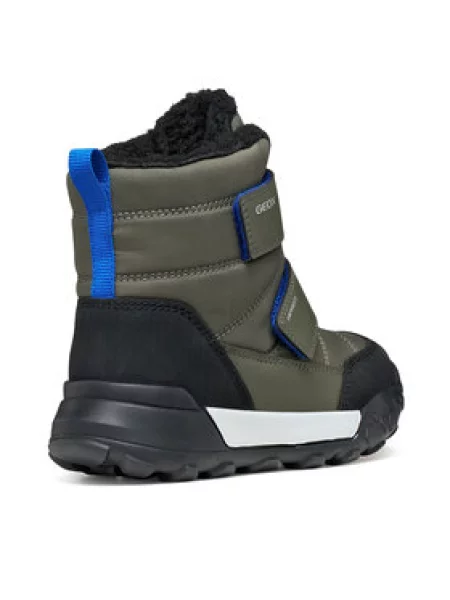 Geox Sniego batai J Trekkyup Boy B Abx M Tamsiai žalia