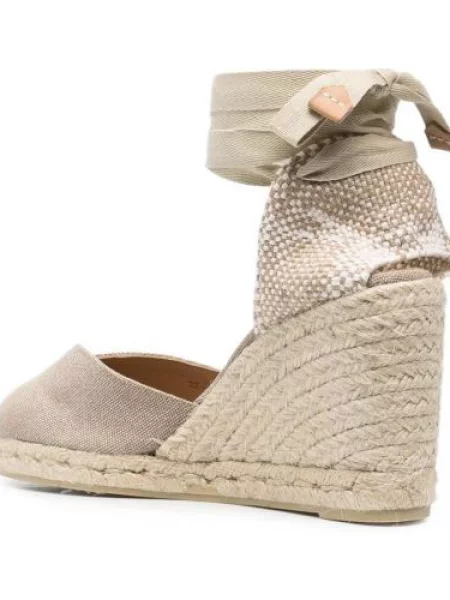 Espadrilky Castañer na klínovém podpatku