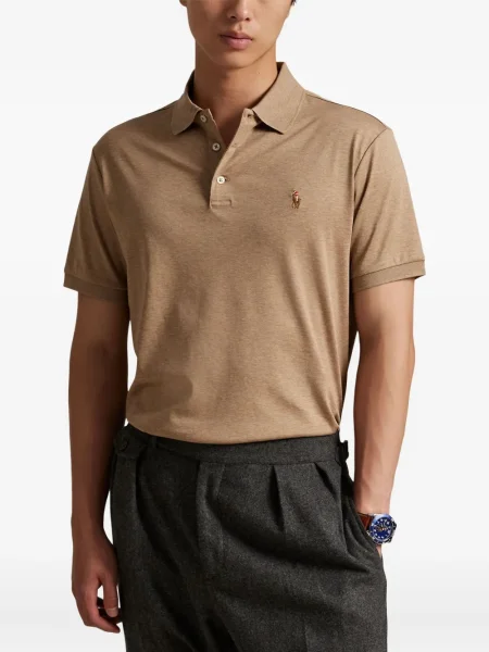 Polo Polo Ralph Lauren cu imagine de lână de costum verde