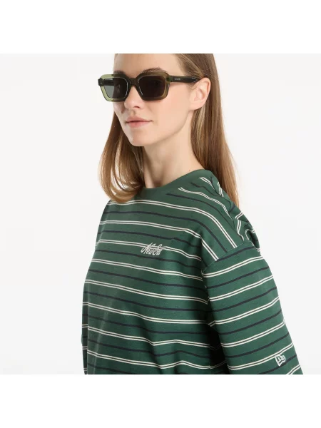 Тениска New Era Stripe OS Tee UNISEX Latte XL