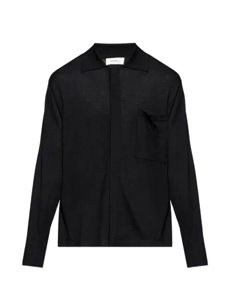 Cardigan Lisa Yang tricotate negru