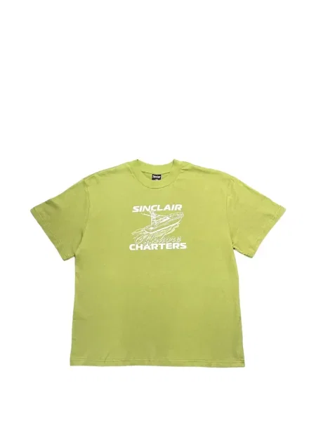 Scurt tricou Sinclair cu mâneci scurte verde