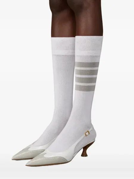 Полуотворени обувки Thom Browne бяло