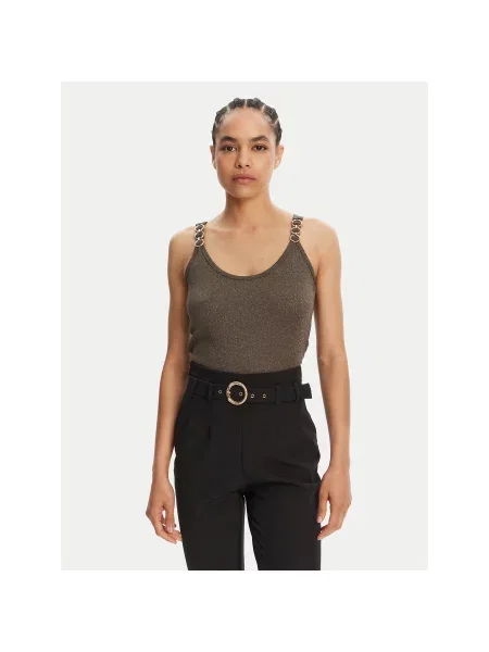 Morgan Топ Slim Fit зелений