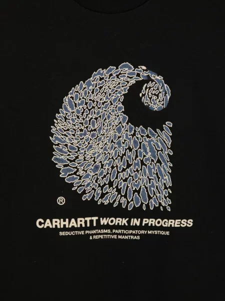 Tricou Carhartt Wip cu imagine negru