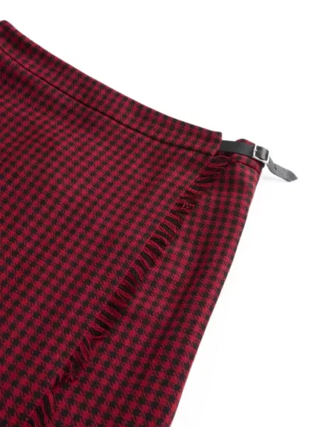 Καρό μίντι φούστα Woolrich κόκκινο