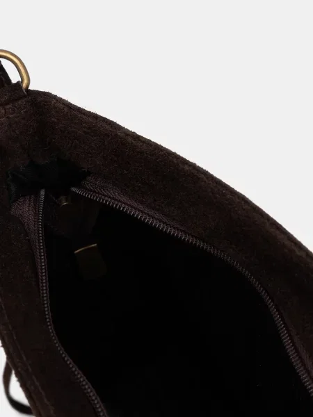 Замшева сумочка Answear.LAB коричневий
