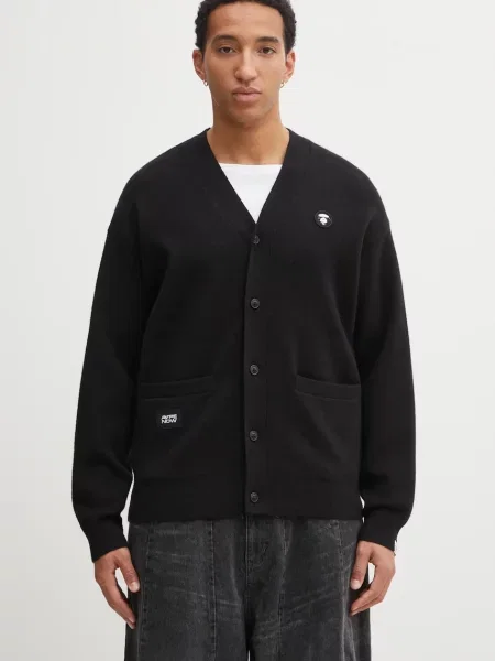 AAPE cardigan Now negru