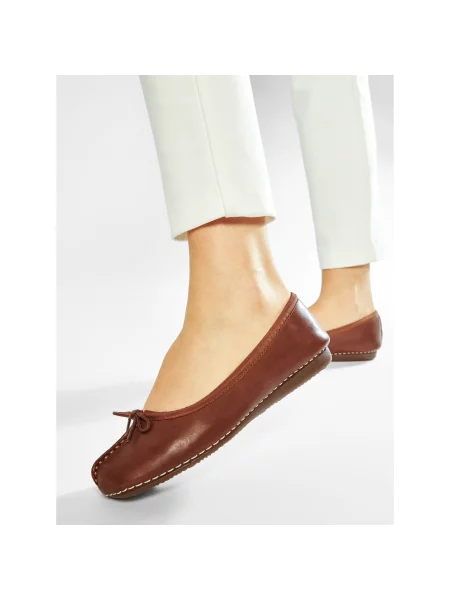 Baleríny Clarks Freckle Ice hnedá