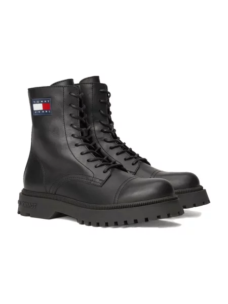 Botki Tommy Jeans czarne