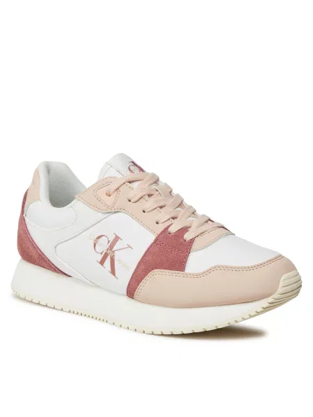 Sneakersy Calvin Klein Jeans biela