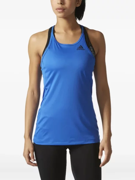 Cropp top Adidas cu dungi cu un umăr gol negru