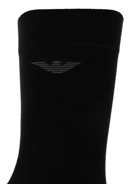 Șosete Emporio Armani cu imagine negru