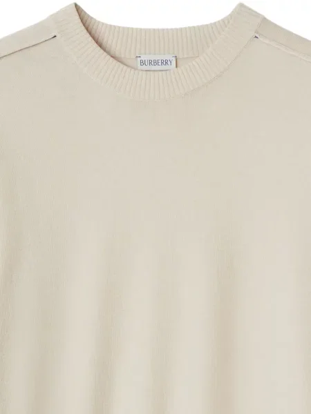 Vilnonis megztinis Burberry apvaliu kaklu
