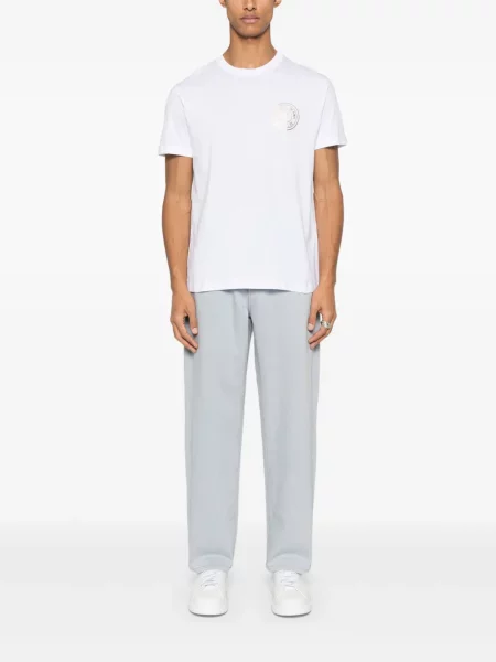 Tricou Versace Jeans Couture cu imagine alb