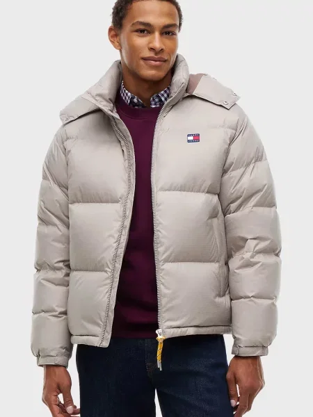 Джинсовая куртка Tommy Jeans серая
