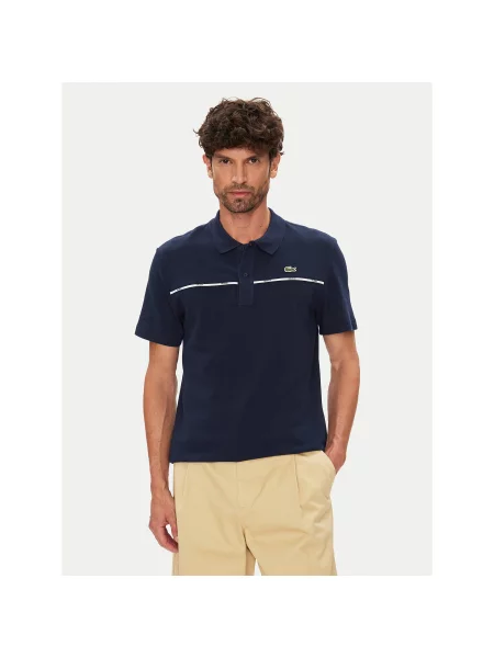 Lacoste Polo Σκούρο Regular Fit μπλε