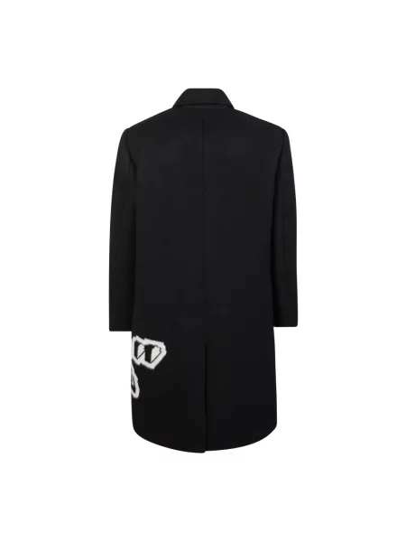 Płaszcz Off-white z logo biały