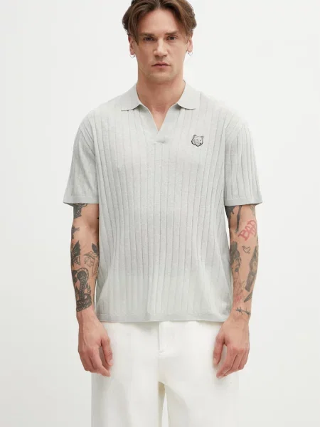 Tricou polo Maison Kitsune