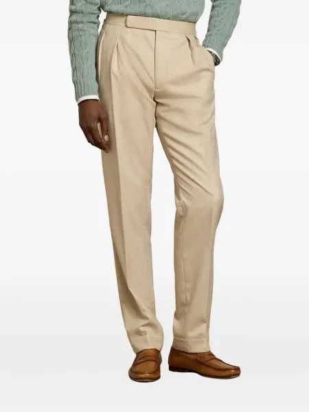 Pantaloni Ralph Lauren Purple Label plisate violet