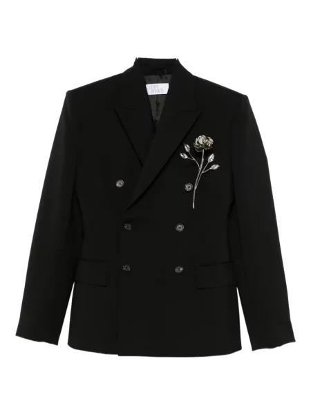 Sacou Giuseppe Di Morabito cu model floral negru
