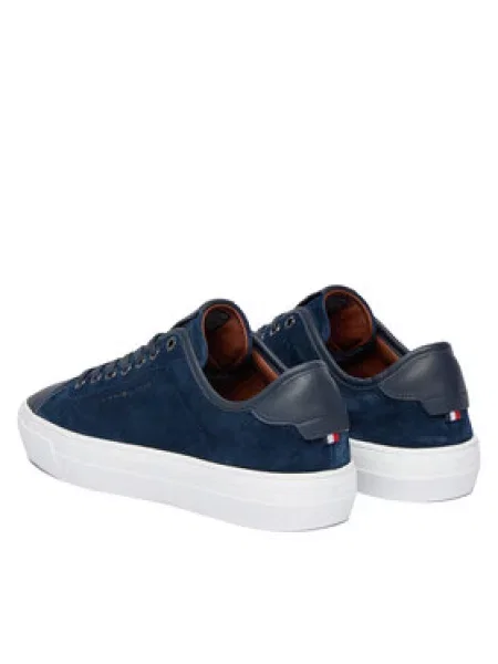 TOMMY HILFIGER Nízke tenisky námornícka modrá