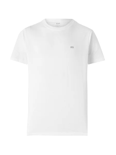 T-shirt GAP Micro Logo Crew White Global XL λευκό