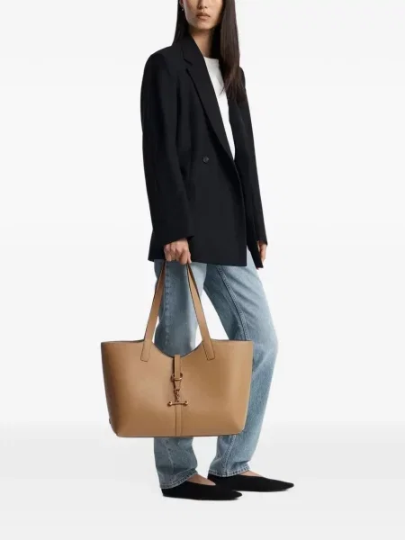Τσάντα shopper Strathberry καφέ