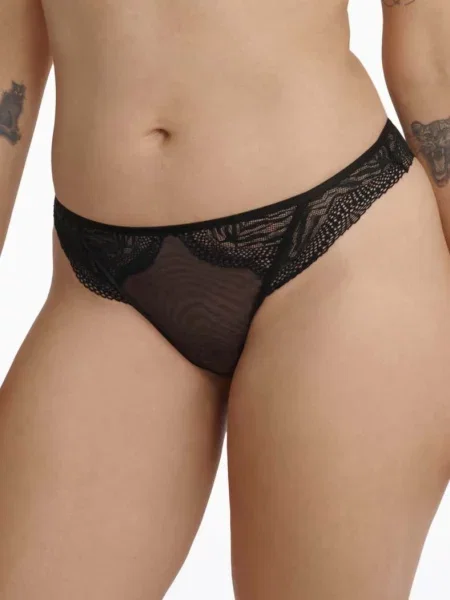 Женские стринги с низкой посадкой чорні