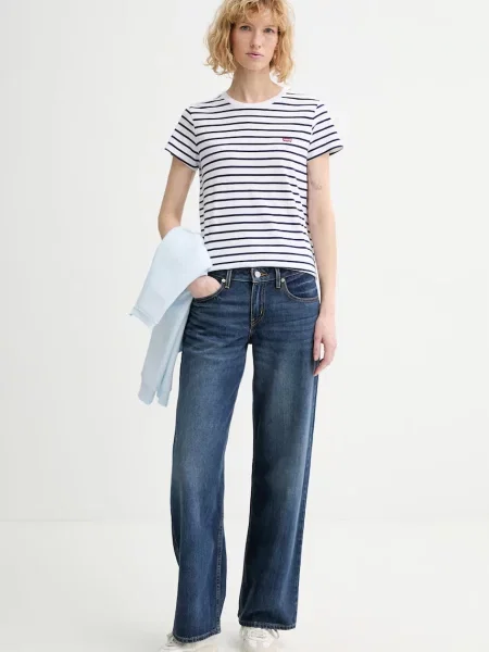 LEVI'S ® Majica mornarska bela