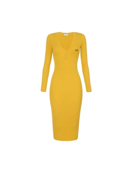Sukienka Elisabetta Franchi żółta