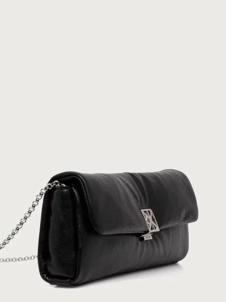 Calvin Klein Geantă Emblem Hw Padded Clutch negru