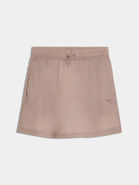 Спідниця міні PUMA Her Woven Skirt комбінований верх бежевий