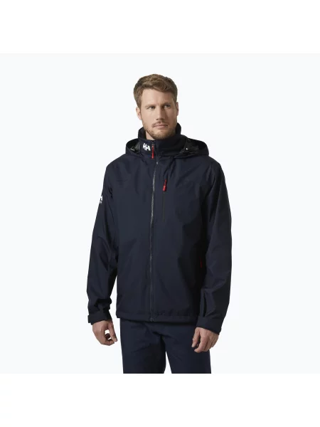 Jachtařská bunda Helly Hansen Crew Hooded navy tmavě modrá