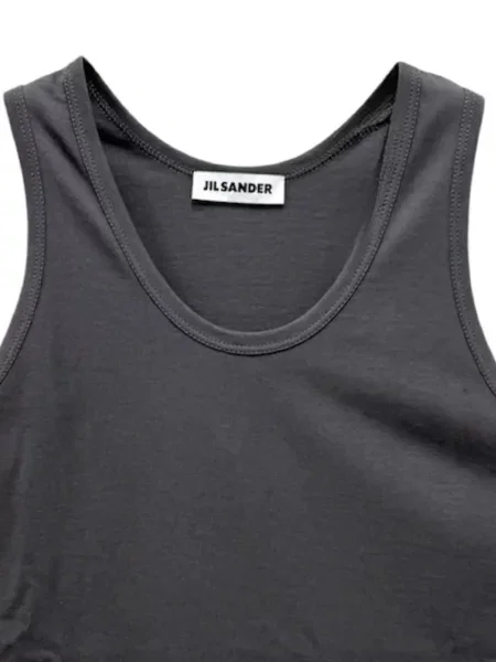 Mellény Jil Sander autogrammal szürke