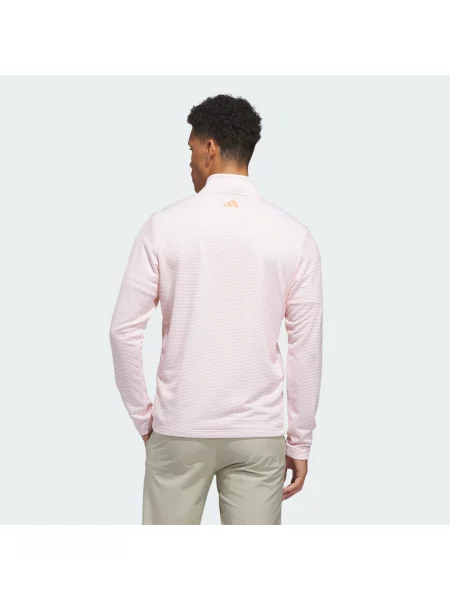 Golf mikina na zip Adidas Golf s potiskem oranžová