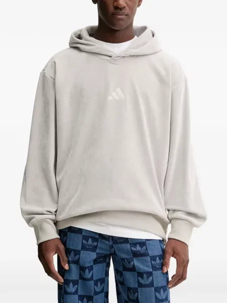 Prugaste teretana kratke hlače Adidas s printom plava