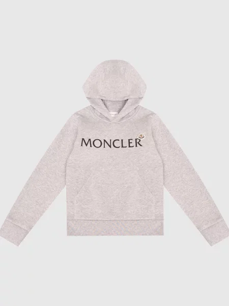 Детское худи Moncler Enfant серое