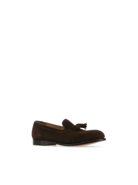 Półbuty Crockett & Jones zamszowe brązowe