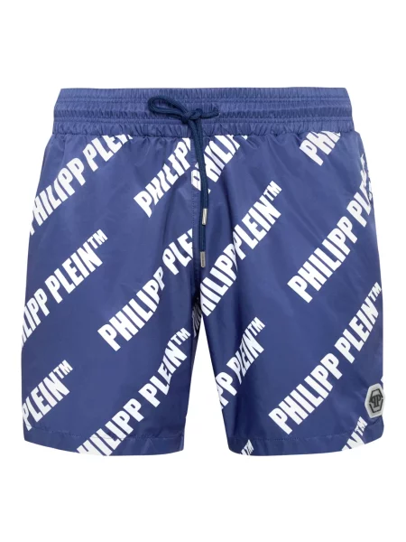 Kąpielówki Philipp Plein niebieskie