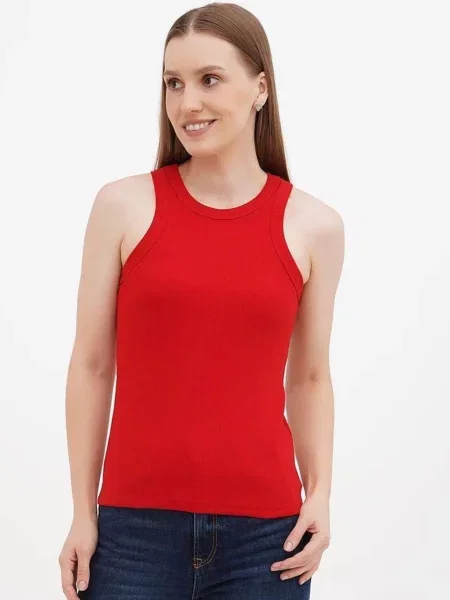 Майка HiBrand бавовна/поліестер червоний