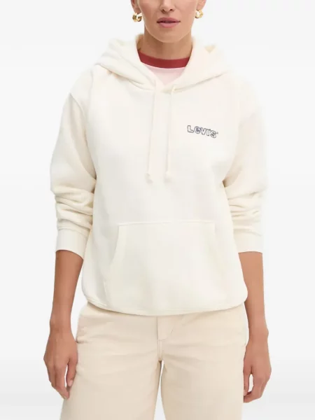 Curea Levi's® cu broderie cu cataramă cu dungi albastru
