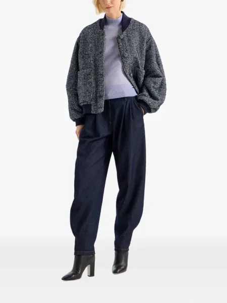 Lung top Genny albastru