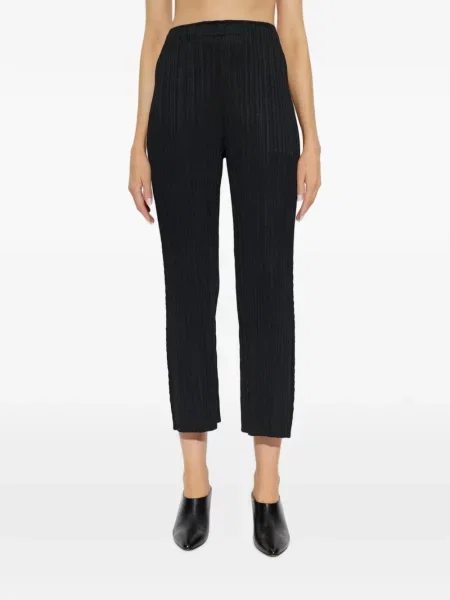 Pantaloni Pleats Please Issey Miyake negru