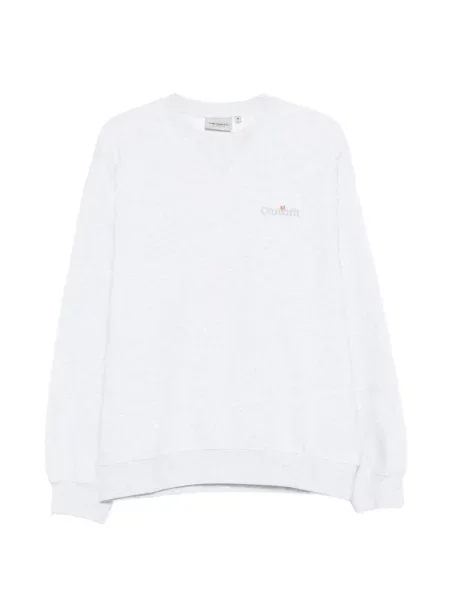 Melegítő felső Carhartt Wip autogrammal szürke