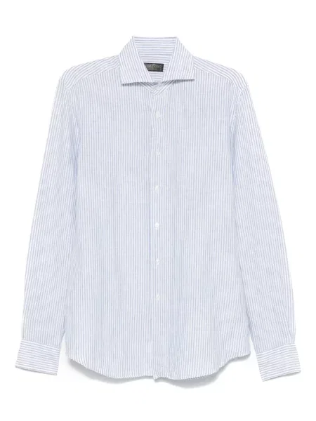Pruhovaná košile Dell'oglio modrá