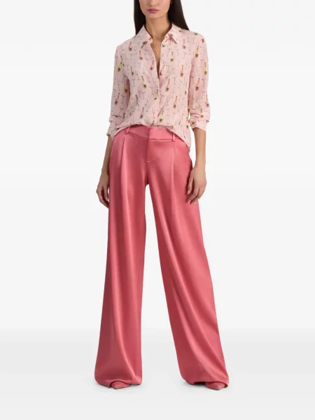 Cămașă Alice + Olivia cu imagine roz